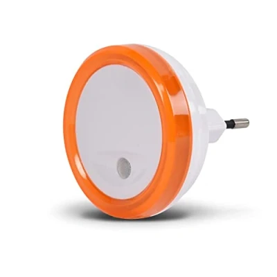 Imagen de SCS Sentinel HEC0085 PlugLight Orange Luz de noche para bebé dormitorio infantil eléctrica crepuscular Color naranja