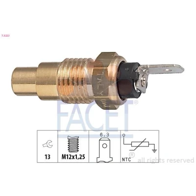 Imagen de FACET 7.3223 Sensor de Temperatura del Refrigerante Made in Italy OE Equivalent NISSAN: TERRANO 2, 200SX, Sunny 3