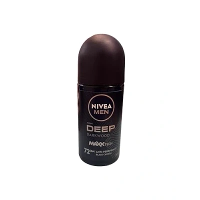 Imagen de NIVEA Men Desodorante en roll on &quot;Deep&quot; antitranspirante (6 unidades, 50 ml)