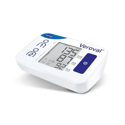 Imagen de VEROVAL, Tensiómetro de Brazo Digital Compact, Tensión Arterial, Medir la Presión Medición Rápida y Precisa, Ergonómico, 200 Lecturas, Talla Universal