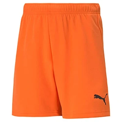 Imagen de Puma teamRISE Short Jr, Pantalón Corto Unisex Bebé, Multicolor (Golden Poppy/Black), 152