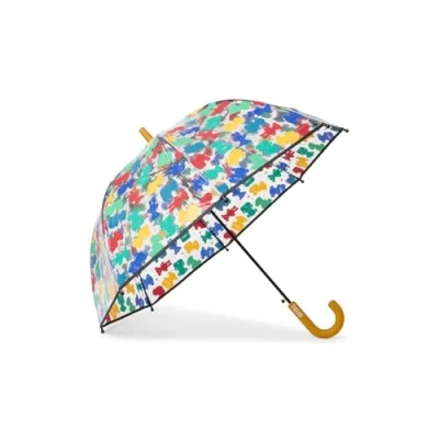 Imagen de TOUS Paraguas mediano Baby, transparente estampado con osos multicolor