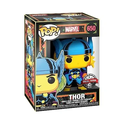 Imagen de Funko Pop! Marvel: Black Light Thor Marvel Comics Cómics Figura de Vinilo Coleccionable Idea Regalo Mercancia Oficial Juguetes para Niños y Adultos Comic Books Fans