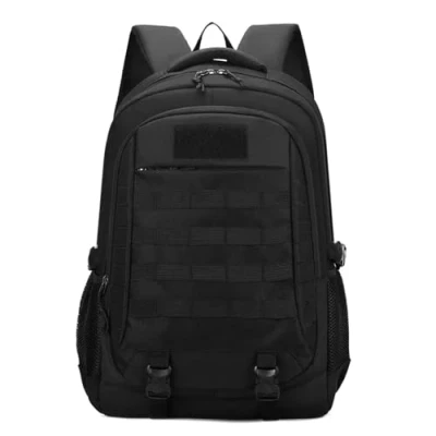 Imagen de Lawaia mochila táctica impermeable para hombre, de senderismo, grande deportes al aire libre, pesca, camping, motocicleta, mochilas Molle supervivencia, 35 L, Negro
