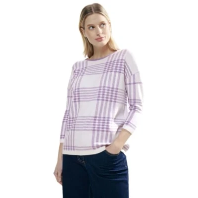 Imagen de CECIL B302754 Jersey de Punto Fino, Iced Violet, L para Mujer