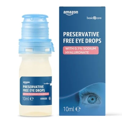 Imagen de Amazon Basic Care Colirio en gotas sin conservantes, 10 ml