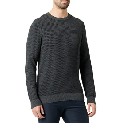 Imagen de Jack &amp; Jones Jjeatlas CREW NECK NOOS Jersey de punto, Hombre, Talla: XL, Dark grey melange