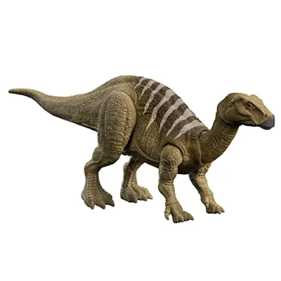 Imagen de Jurassic World Dominion Roar Strikes Iguanodon Dinosaurio figura de acción con sonidos, juguete +4 años (Mattel HDX41)