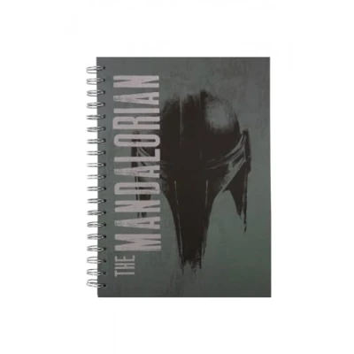 Imagen de Coolpack 60039PTR, B5 Spiral note book, 100 sheets, check, Disney Black Collection Mandalorian