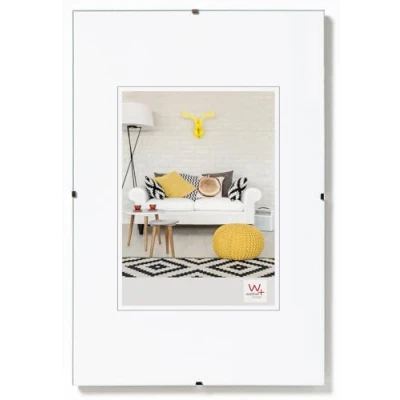 Imagen de Walther Design RB824K Titular de Imagen Sin Marco, Vidrio Transparente, 18 X 24 cm