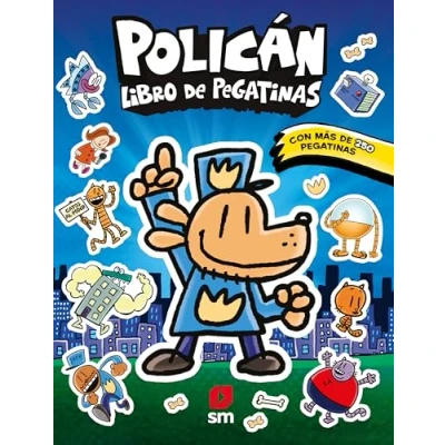 Imagen de Policán: Libro De Pegatinas Dav Pilkey (autor), Xohana Bastida Calvo (traducción)
