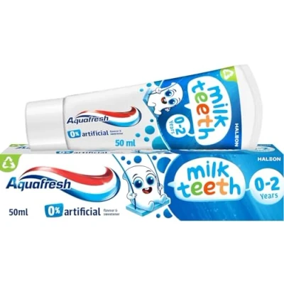 Imagen de Pasta de Dientes Leche Aquafresh para Niños 0 a 2 Años 50ml