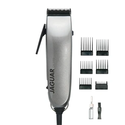 Imagen de JAGUAR Cortapelos CM 2000 Silver profesional para la red eléctrica incl. juego de peines y sistema fijación rápida Del usted