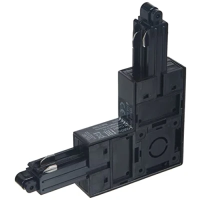 Imagen de Slv Negro Sistema Conector Angular para Carril Conductor monofásico de Alto Voltaje