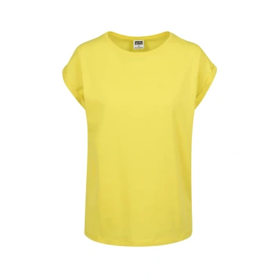 Imagen de Urban Classics Extended Shoulder Camiseta básica, Mujer, Talla: XS, Brightyellow