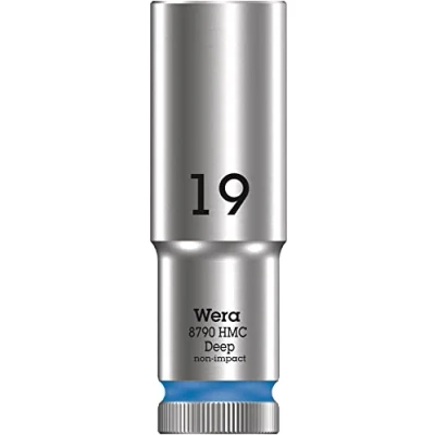 Imagen de WERA 05004559001 8790 HMC Deep 19,0 Llave de vaso larga con arrastre 1/2&quot;