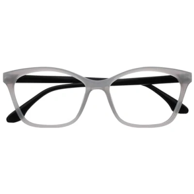 Imagen de OPULIZE KAT Gafas de Lectura Elegante Montura Ojo Gato Gris Brillant Hombres y Mujeres Bisagras Muelle R59 7 +2.00