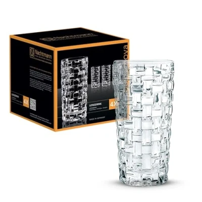 Imagen de Nachtmann Dancing Stars Bossa Nova Vaso Largo Set, Set 4 Piezas, de Agua, Jugo, Cristal, Al 15 cm, 395 ml, 0092075 0
