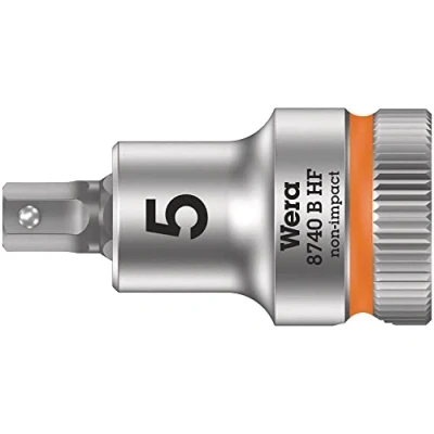 Imagen de WERA 05003033001 8740 B HF Hex Plus 5,0 x 35 mm Vaso de punta Zyklop con función retención 3/8&quot;