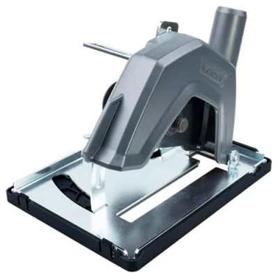 Imagen de Wolfcraft 5017000 Soporte Guía De Aspiración Polvo Y Para Amoladora Angular, Un Funcionamiento Controlado La Máquina Trabajo Sin