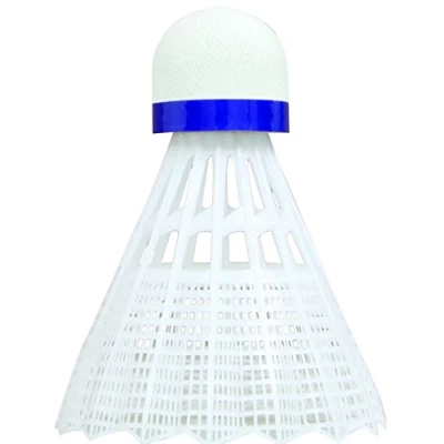 Imagen de Schildkröt Talbot Torro Badminton Volantes Tech 350, Lata 3 Piezas, Nylon, Blanco, Velocidad: Azul/Mediano, 479112