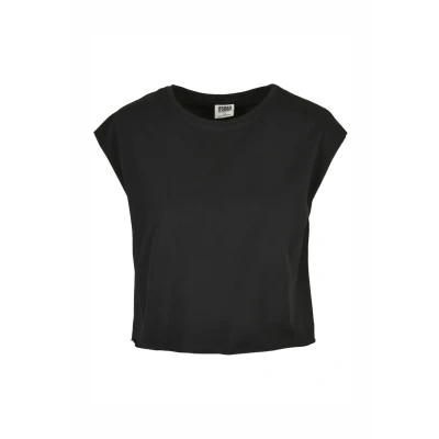 Imagen de Urban Classics Ladies Organic Short TEE Camiseta básica, Mujer, Talla: Large, Schwarz