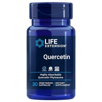 Imagen de Life Extension, Bio Quercetin, 10mg, con Fosfatidilcolina, 30 Cápsulas veganas, Probado en Laboratorio, Sin Gluten, Vegetariano, Soja, No GMO