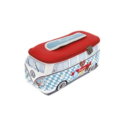 Imagen de Brisa VW Collection Volkswagen Bolsa de Neopreno Universal para cosméticos artículos tocador T1 Camper Bus (Bayern/Bunt/Grande)