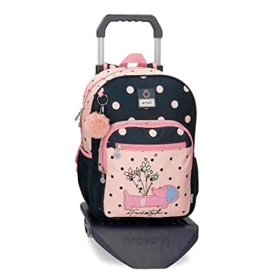 Imagen de Enso Friends Together Mochila Escolar con Carro Rosa 30x38x12 cms Poliéster 13,68L