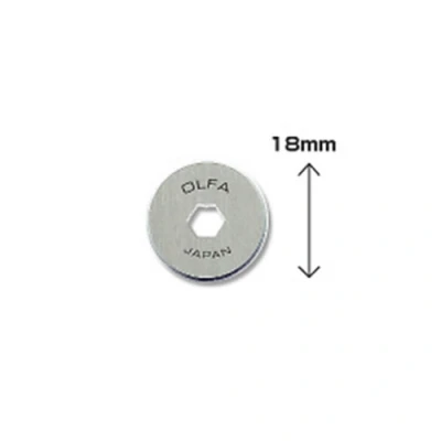 Imagen de Olfa Cuchillas RB18, Acero Inoxidable, Plata, 18mm Klingen 2xRB18