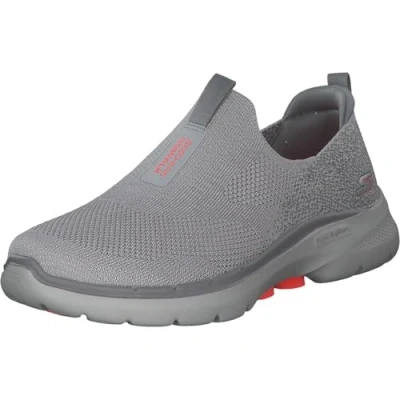 Imagen de Skechers Go Walk 6 Glimmering, Zapatillas Mujer, Gray/Coral, 37 EU