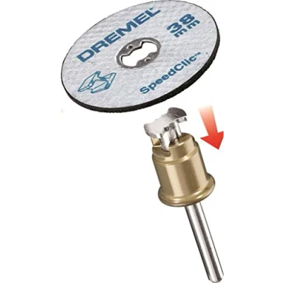 Imagen de Engino Dremel EZ SpeedClic SC406 Rueda de corte metal 2 pack, ruedas con 38mm diámetro para la herramienta rotativa