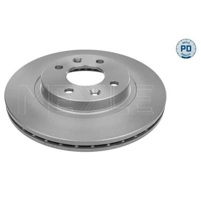 Imagen de MEYLE 16 15 521 0036/PD Disco de freno Eje delantero 259 20,7 4 100 ventilado revestido láminas zinc con tornillos PD Quality RENAULT: CLIO 2