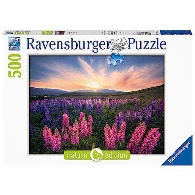 Imagen de Ravensburger Puzzle: Flores Lupines, Puzzles para Adultos y Niños, Rompecabezas Adultos, Puzzle 500 piezas, Pegamento enmarcar, Piezas Pasatiempos Nature