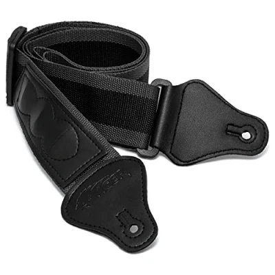 Imagen de TIGER STP2 GY Correa de nailon para guitarras acústicas, clásicas, eléctricas y bajos Gris