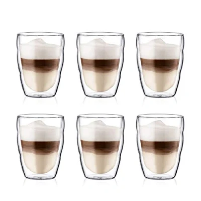 Imagen de BODUM 10484 10 12 Pilatus Coffret Thermo Double Paroi de 6 vasos 25 cl, transparente