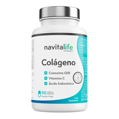 Imagen de Colágeno con Acido Hialuronico + Coenzima Q10 Vitamina C Zinc Articulaciones sanas, huesos fuertes, piel joven Cápsulas de alta biodisponibilidad y fácil ingesta.