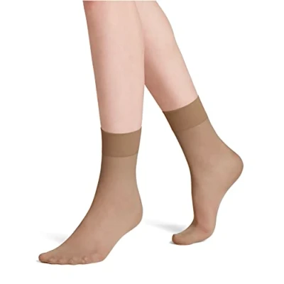 Imagen de FALKE Pure Matt 20 DEN W SO transparente unicolor 1 par, Calcetines Mujer, Color piel (Powder 4169) nuevo ecológico, 39 42