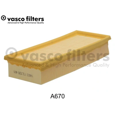 Imagen de DAVID VASCO A670 Filtro de aire 58 125 292 rectangular Cartucho filtrante RENAULT: LAGUNA 1, ESPACE 3, 1 Grandtour
