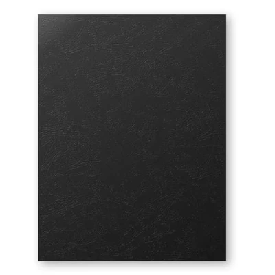 Imagen de RAYSON Cubiertas de encuadernacion cuero, A4, 230g/m², Negro, Portada y contraportada, 100 unidades por paquete