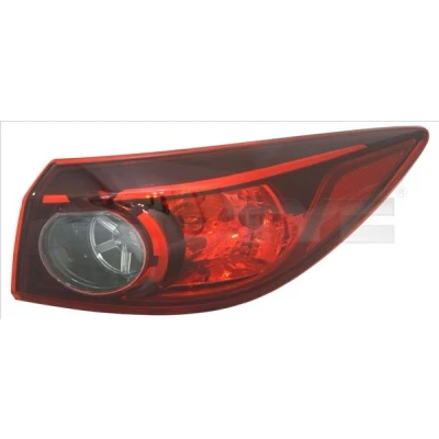 Imagen de TYC 11 6874 15 2 Piloto trasero izquierda Parte exterior con portalámparas MAZDA: 3 Berlina