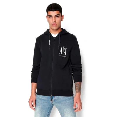 Imagen de Armani Exchange Sudadera con cremallera, Hombre, Talla: XL, Navy