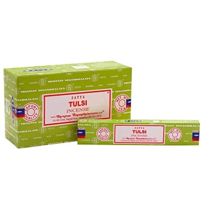 Imagen de B/12 Tulsi Incense Sticks by Satya (12/50)