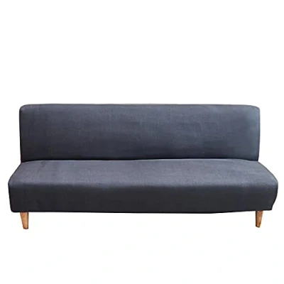 Imagen de CHNSHOME Funda de sofá Cama sin Brazos 3 Plaza Clic clack elástica apoyabrazos con Estampado