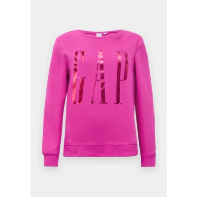 Imagen de GAP LOGO Doorbuster CREW Sudadera, Mujer, Talla: Medium, Bright fuchsia
