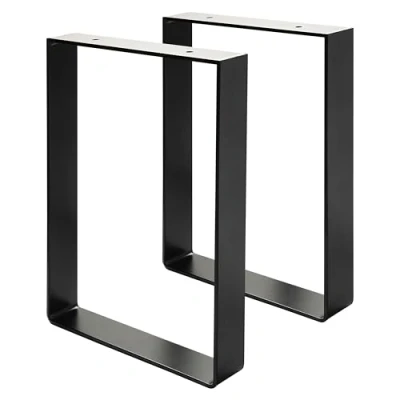 Imagen de M.Pascual Patas para Mesa de Comedor Negra 58x71cm Rectangular 2 Unidades