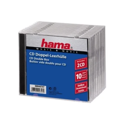 Imagen de Hama Cd Double Box 10pcs Jewel case 44747