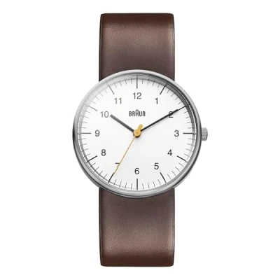 Imagen de Braun BN0021WHBRG Reloj analógico de caballero cuarzo con correa piel