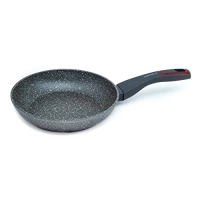 Imagen de 3 Claveles Sartén de 20 cm diámetro Aluminio Forjado con Inducción Total Antiadherente y Mango Baquelita Válida para Todo Tipo Fuegos