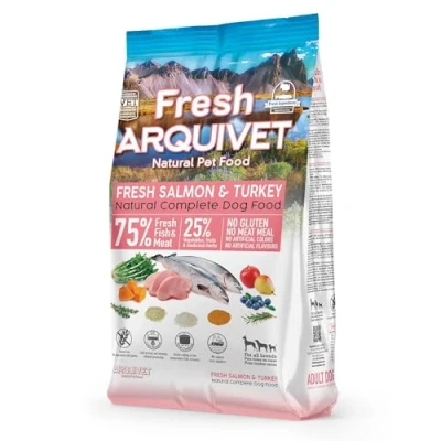 Imagen de Arquivet Fresh Salmon &amp; Turkey 2,5 Kg Pienso semihúmedo de salmón y Pavo
